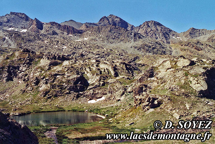Photo n20030721
Lac de Longet (2641m), (Haute Ubaye, Alpes de Haute Provence)
Clich Dominique SOYEZ
Copyright Reproduction interdite sans autorisation