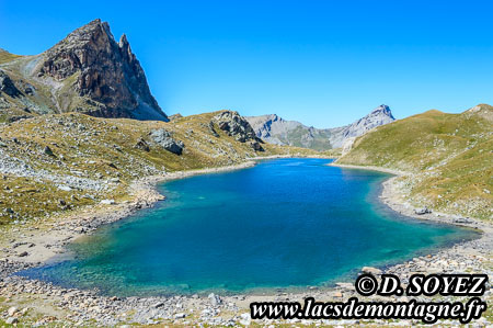 Lac infrieur de Marinet (grand) (2540m)
(Haute Ubaye, Alpes de Hautes Provence)
Clich Dominique SOYEZ
Copyright Reproduction interdite sans autorisation
