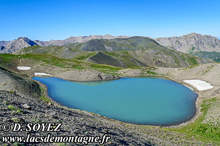 Lac de l'toile (2755m)
(Guillestrois, Mortice, Queyras, Hautes-Alpes)
Clich Dominique SOYEZ
Copyright Reproduction interdite sans autorisation
