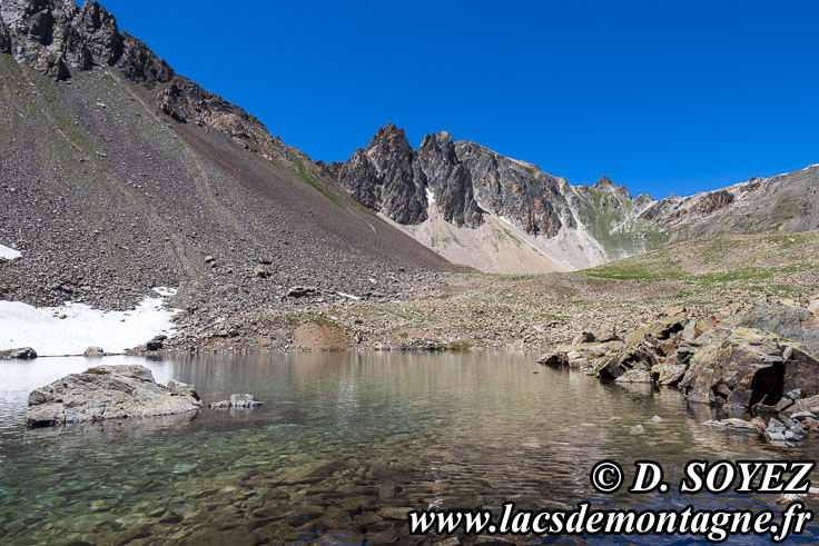 Photo n202507027
Les lacs de la Casse Blanche (2652m et 2681m) (Brianonnais, Hautes-Alpes)
Clich Dominique SOYEZ
Copyright Reproduction interdite sans autorisation