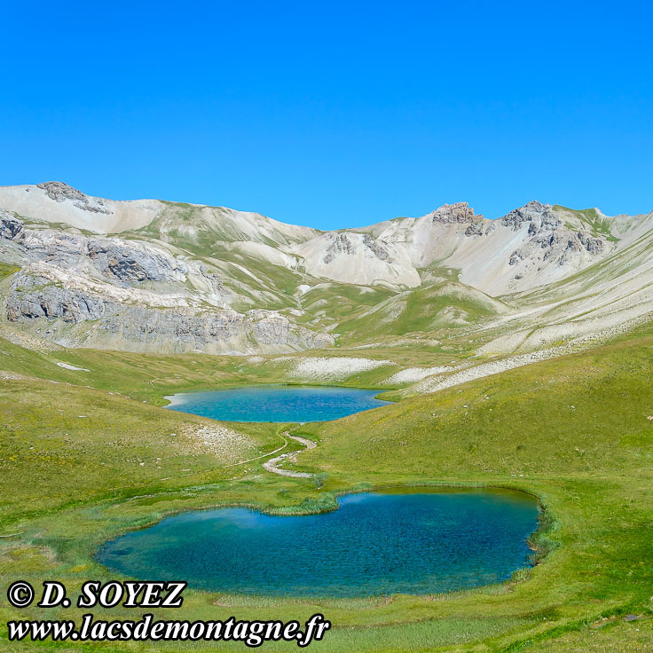Photo n201507104
Lac Escur (2323m) et Petit lac Escur (2319m) (Guillestrois, Queyras, Hautes-Alpes)
Clich Dominique SOYEZ
Copyright Reproduction interdite sans autorisation