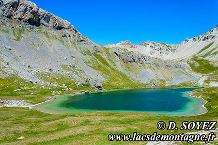 Lac de l'Ascension (2306m)
(Guillestrois, Hautes-Alpes)
Clich Dominique SOYEZ
Copyright Reproduction interdite sans autorisation